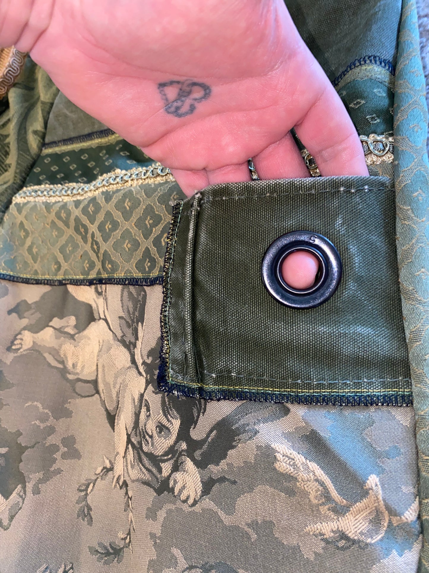 Camo cathedral shorts