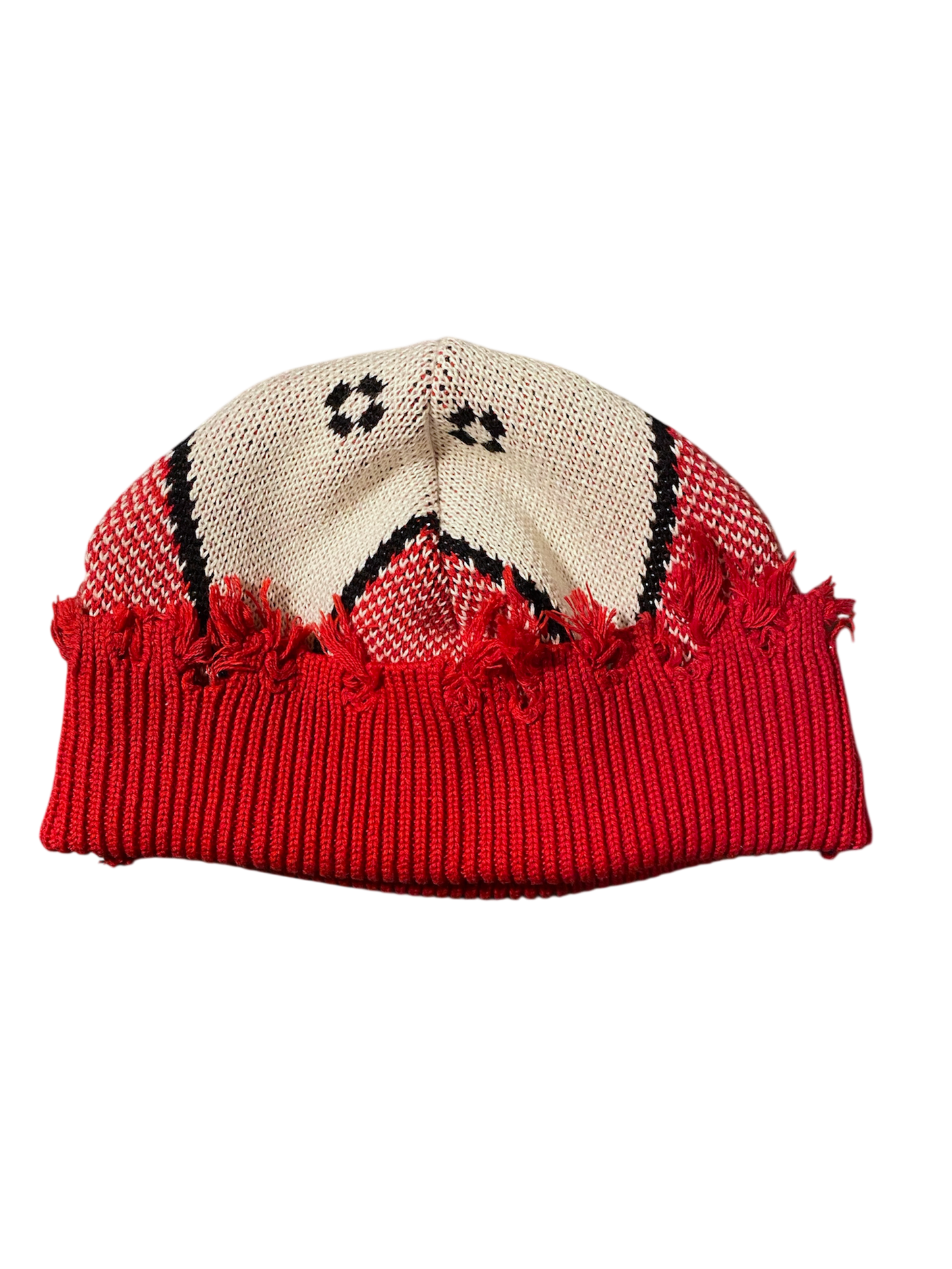 Distressed skull cap