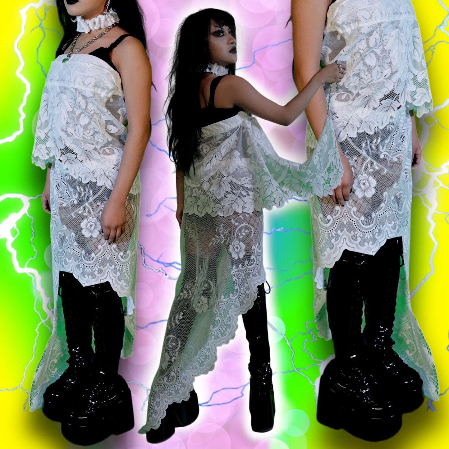 Lacey Open dress