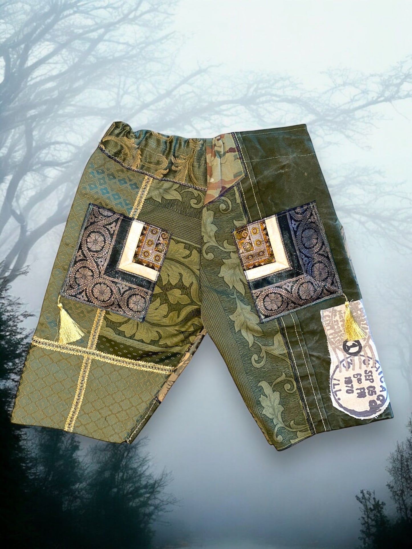 Camo cathedral shorts