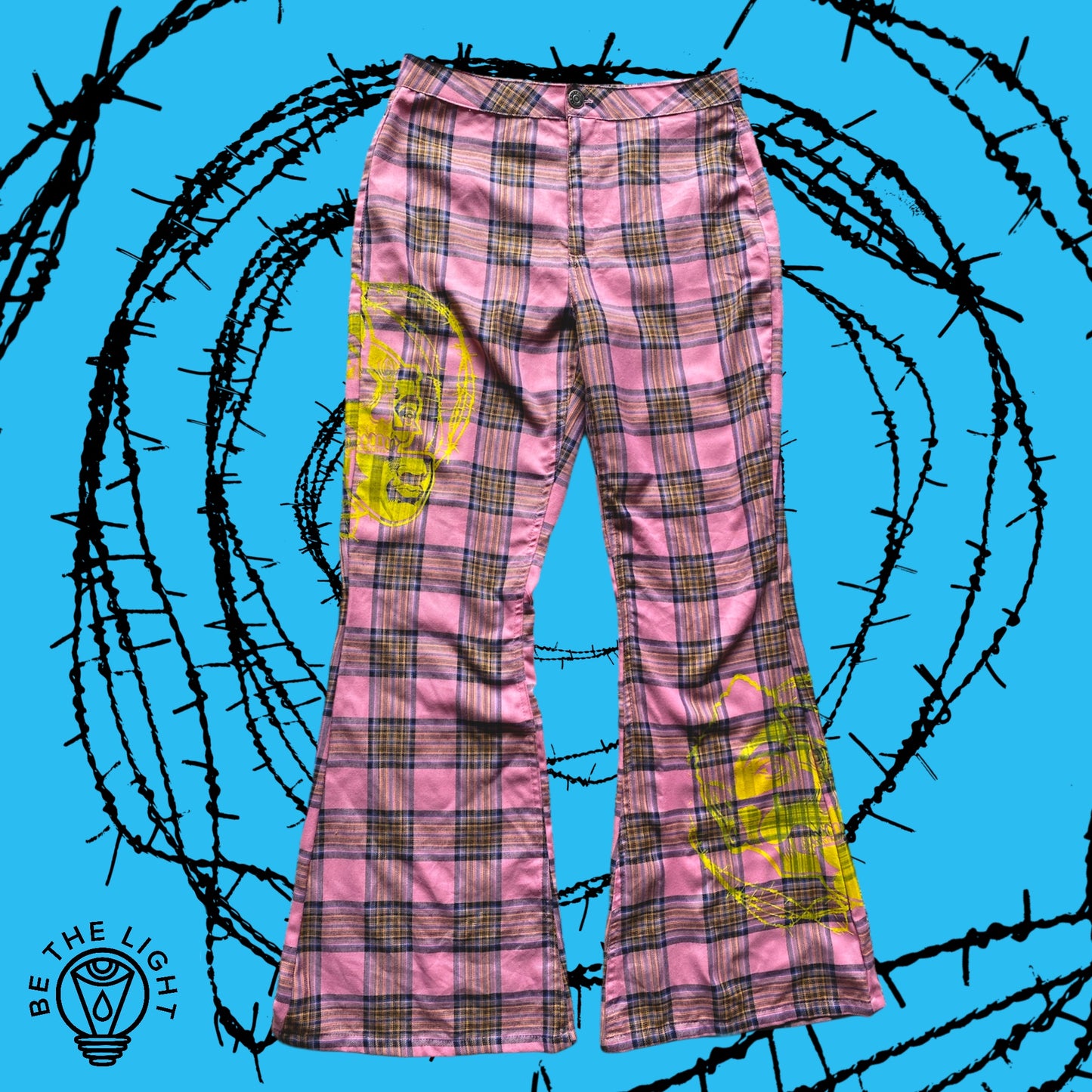 Plaid Bell bottoms