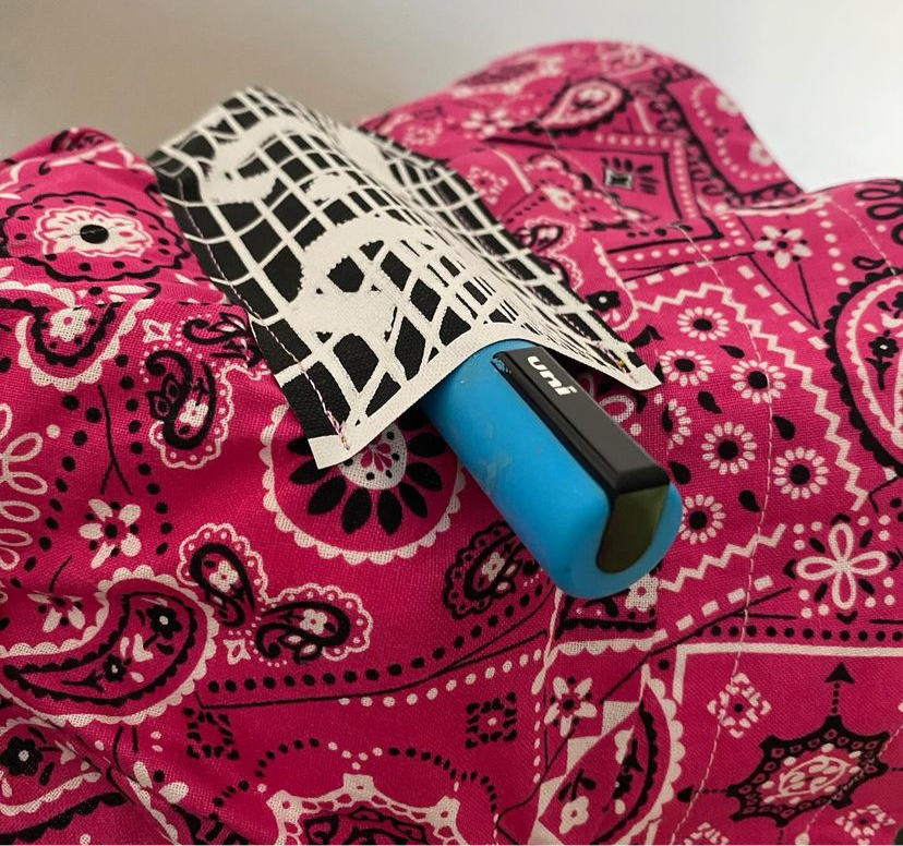 Pink Bandanna Bucket Hat