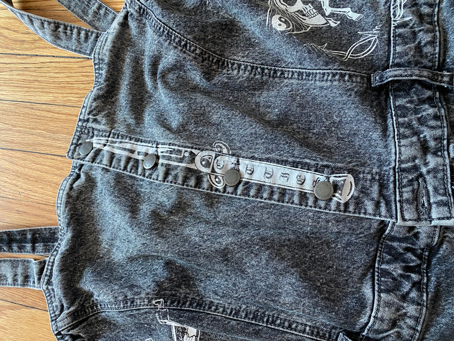Acid Washed Jean Overalls