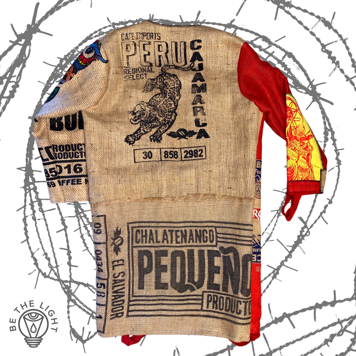 Burlap Trench coat