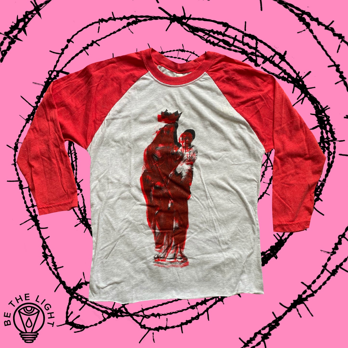 Glitched Baseball Tee