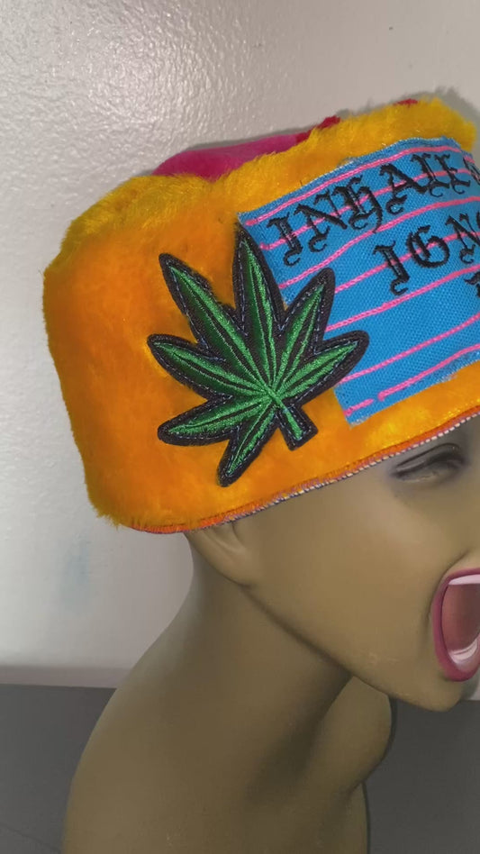 Inhale Ganja Ignore Drama Hat