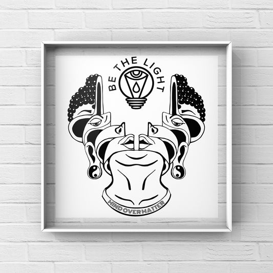Mind Over Matter Buddha Print