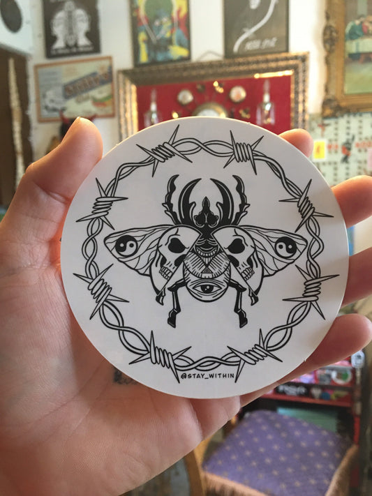 Sacred Scarab Sticker