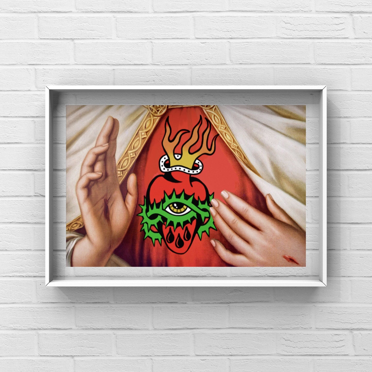 Scared Heart Print