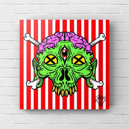 Buddha Zombie Print