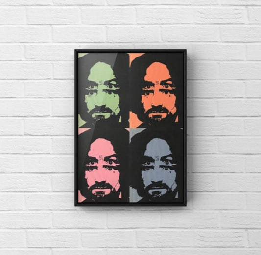 Hindu Manson Pop Art Print