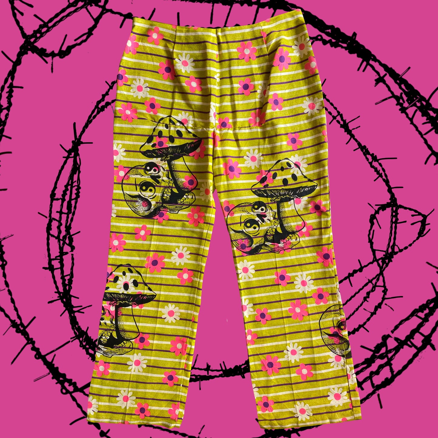 Vintage Flower Shroom Pants