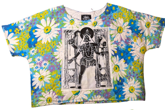 Floral Kali crop top