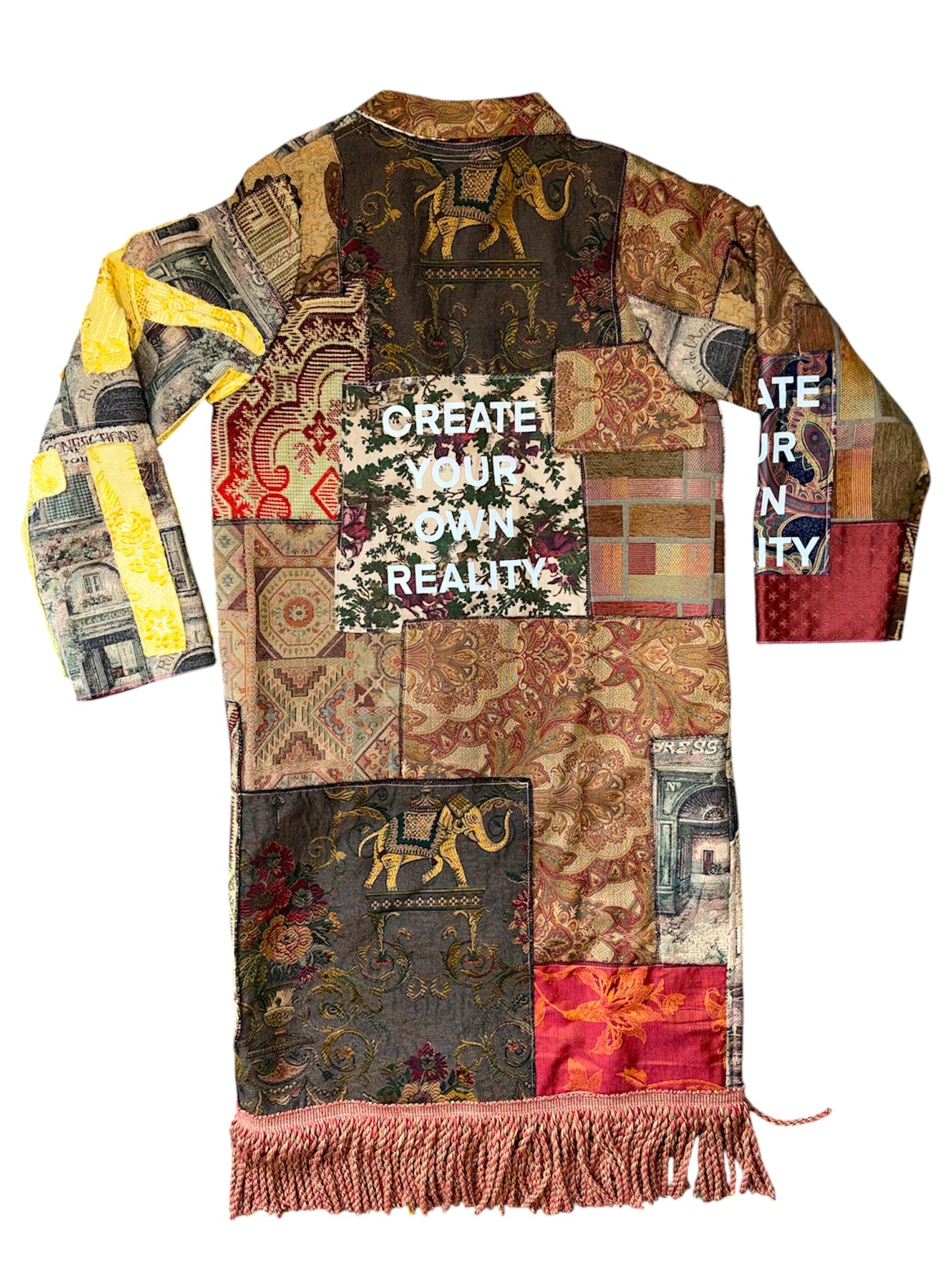 Reworked Realities Trench Coat