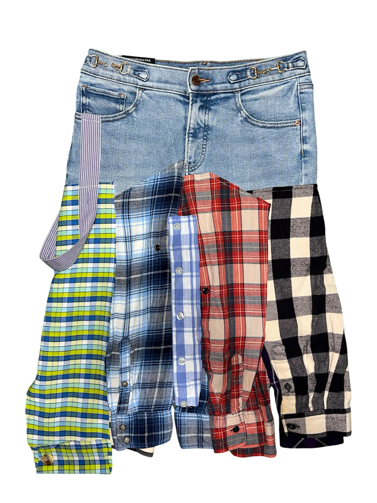 Flannel Hybrid Skirt