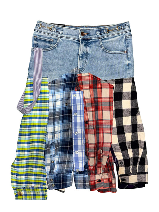Flannel Hybrid Skirt