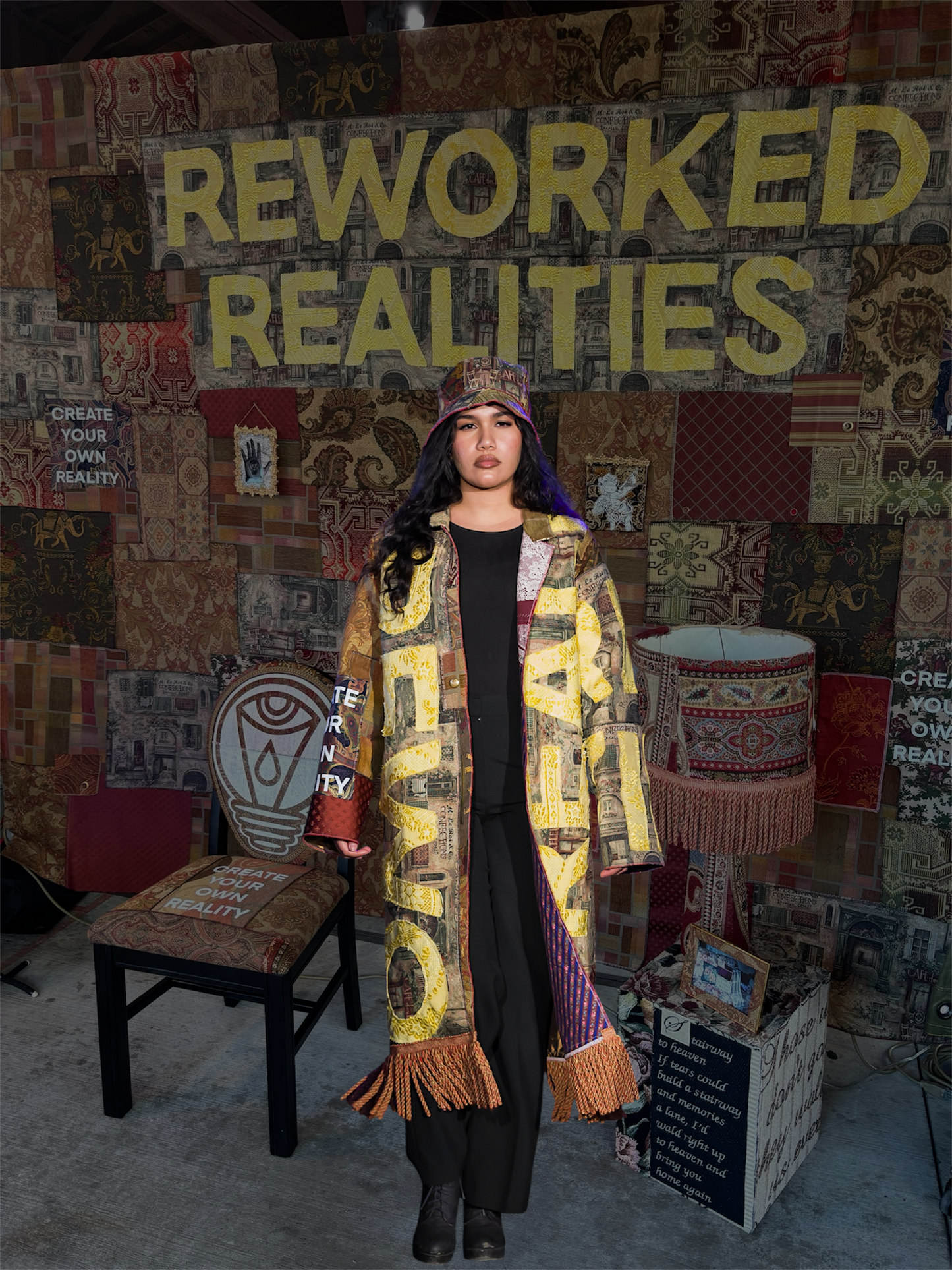 Reworked Realities Trench Coat