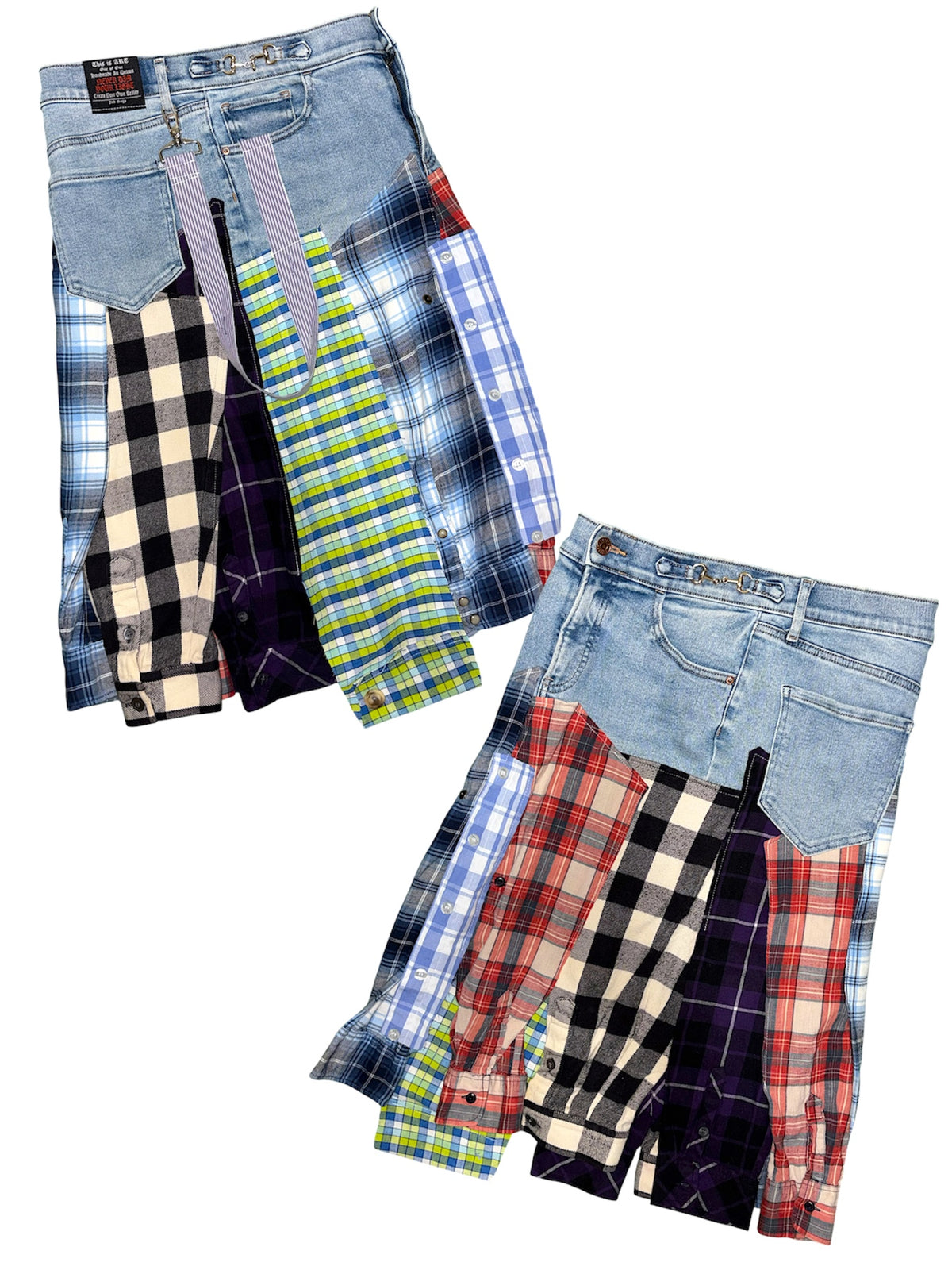 Flannel Hybrid Skirt