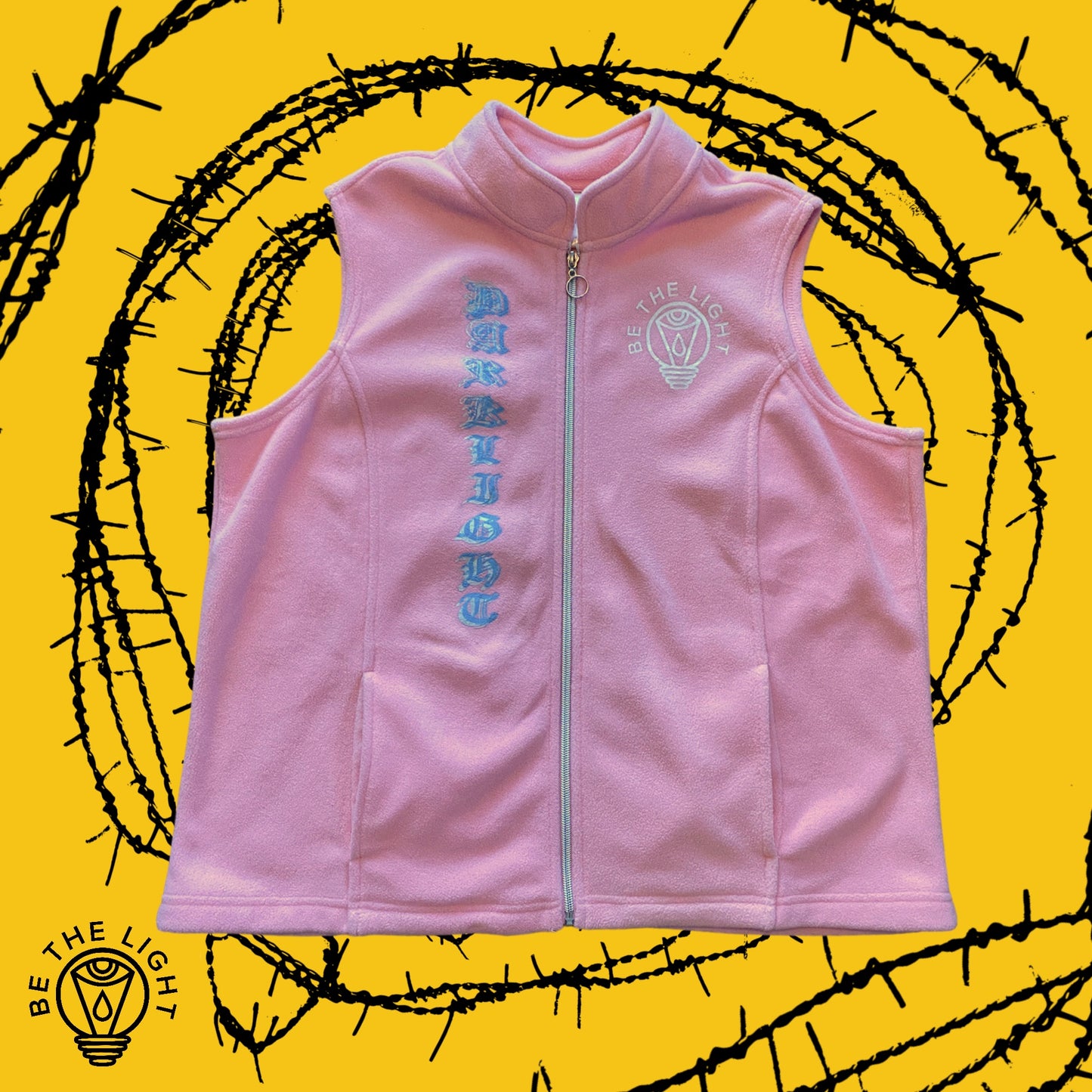 Pink Fleece Vest