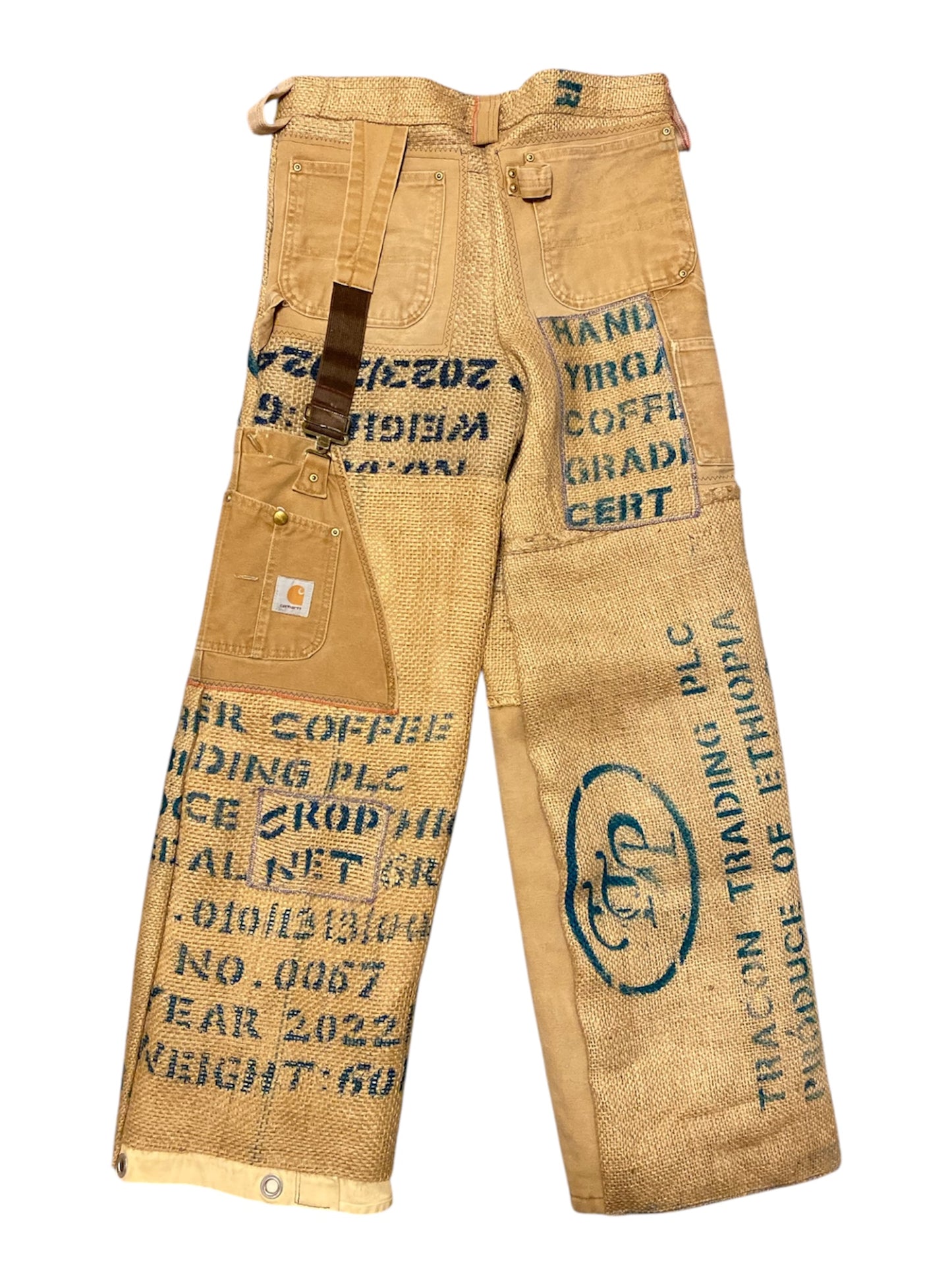 Burlap x Carhartt overall pants