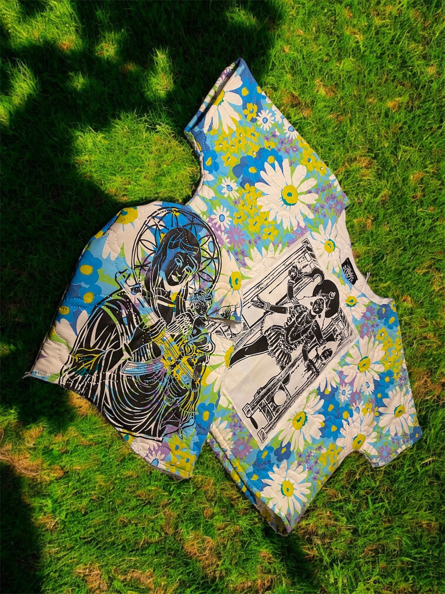 Floral Kali crop top