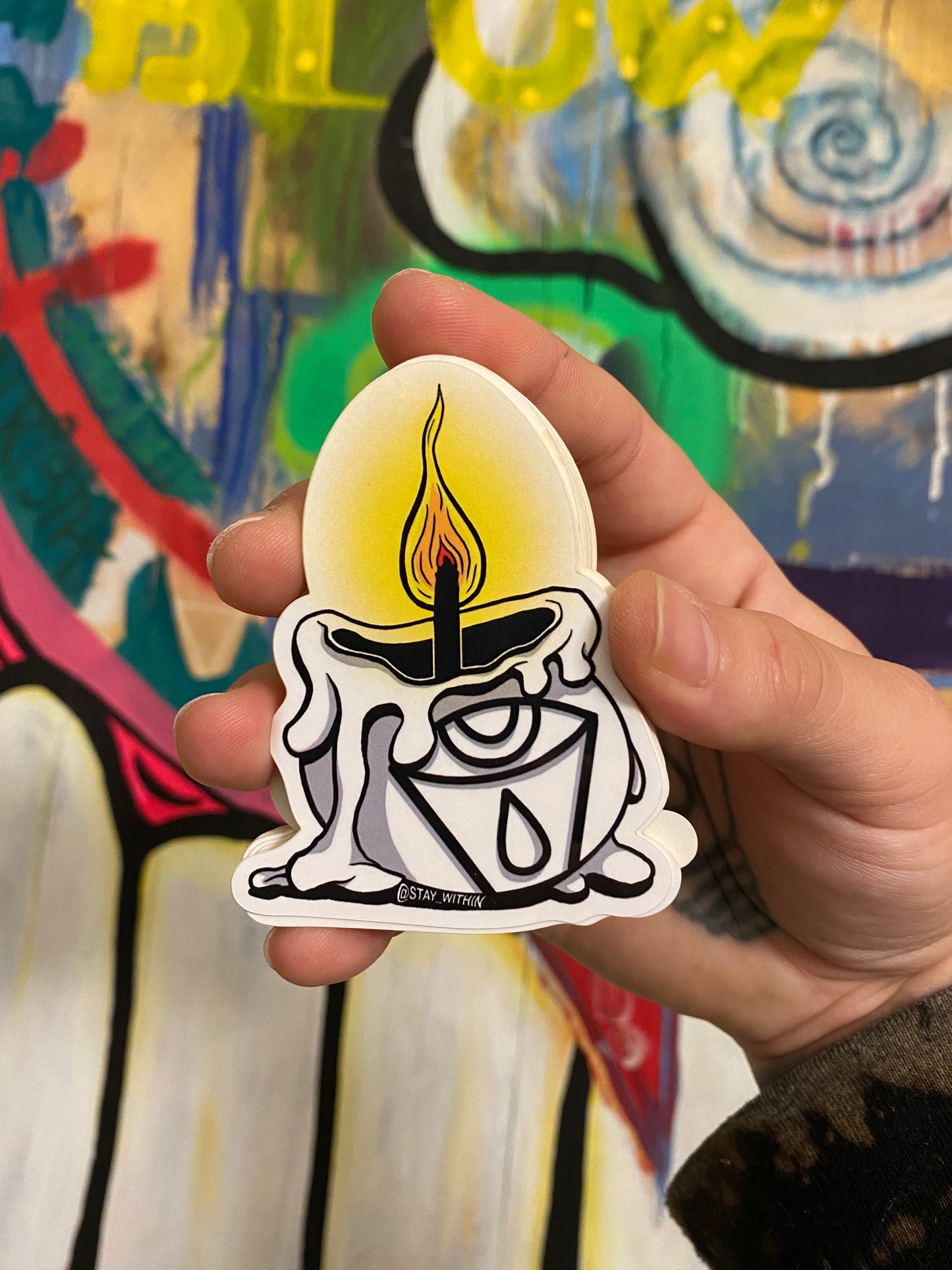 Candle LIGHT Sticker