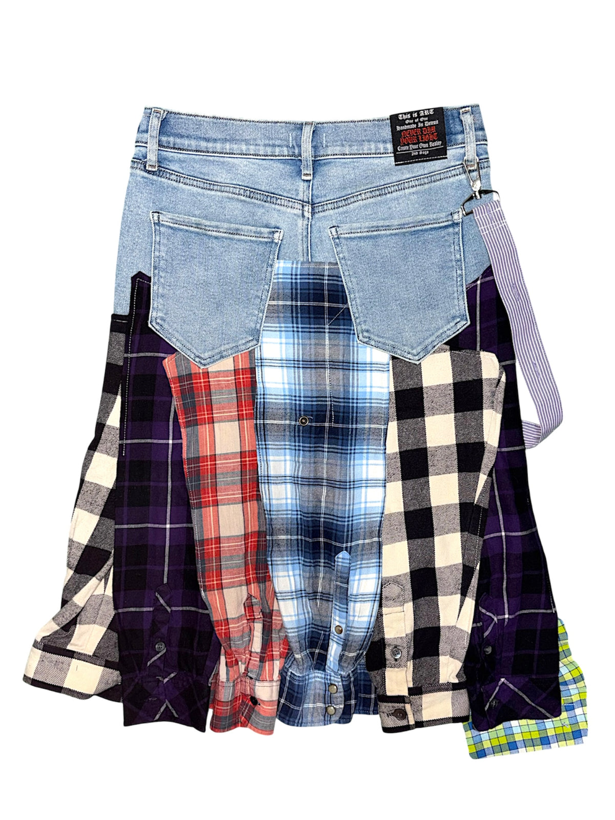Flannel Hybrid Skirt