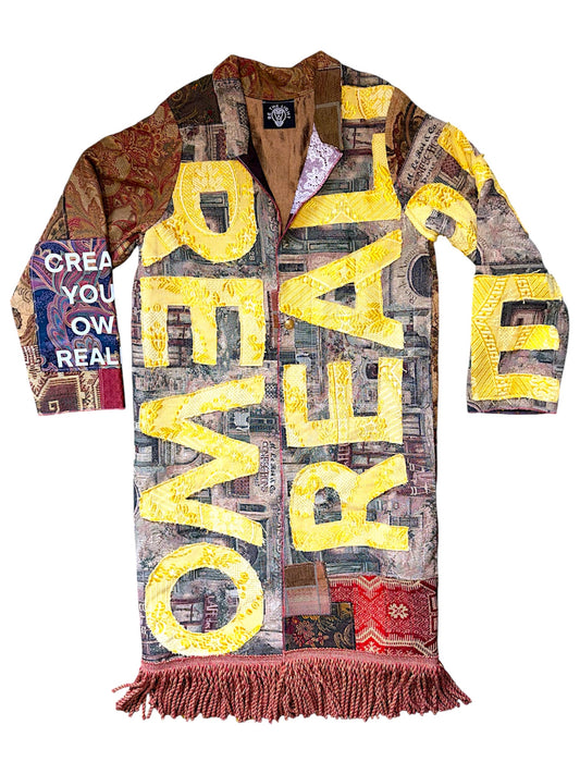 Reworked Realities Trench Coat