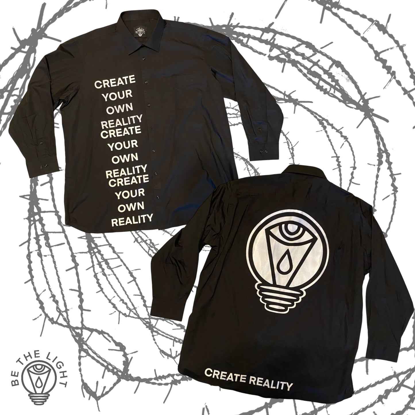 The Light button down