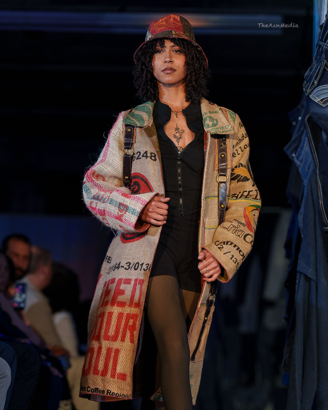 WorldWeight Burlap Trench coat