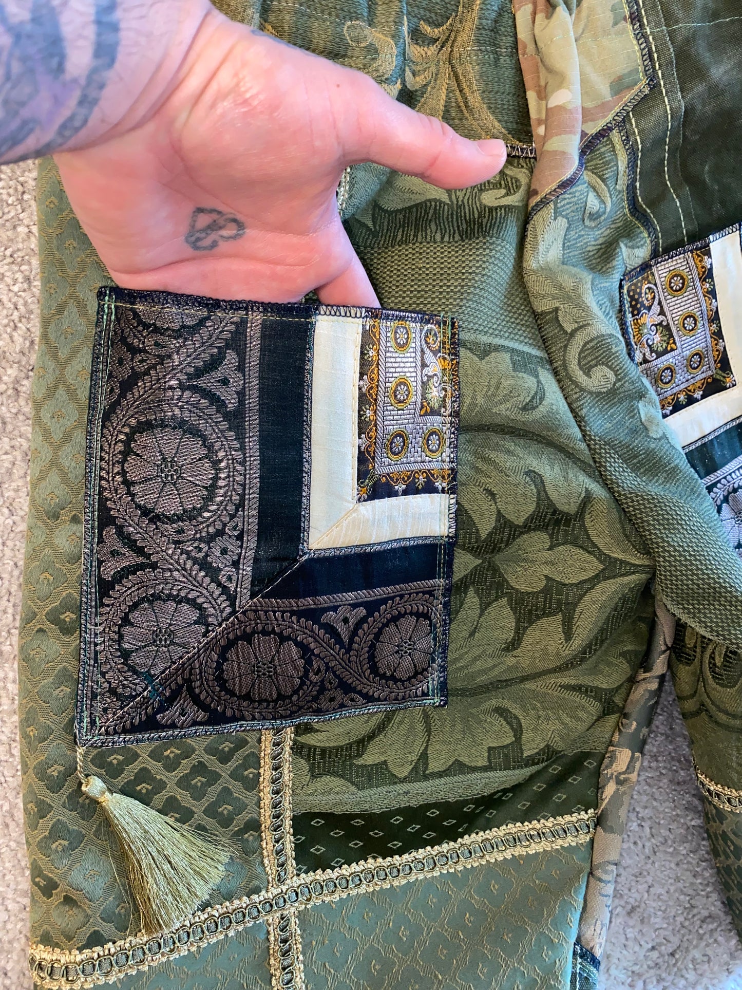 Camo cathedral shorts