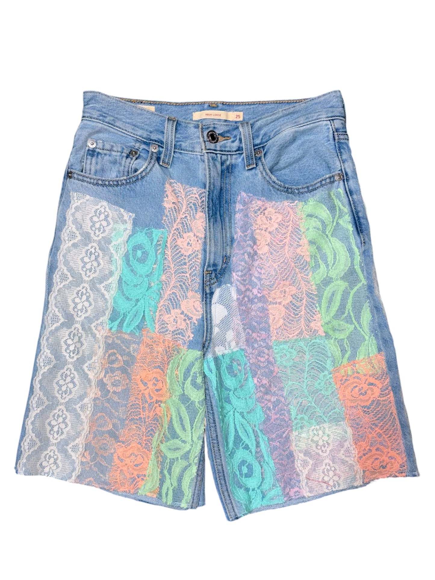 Pastel Lace Patchwork Levi’s