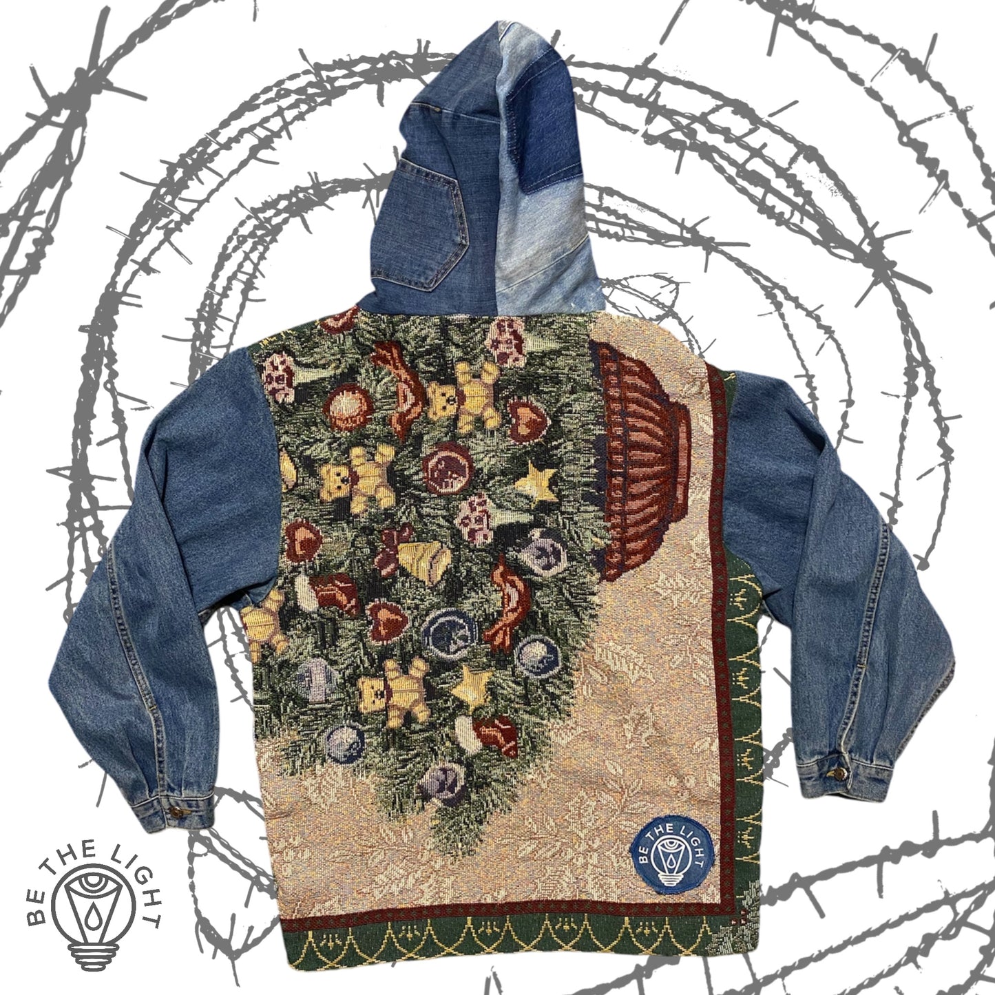 Xmas Denim Hoodie