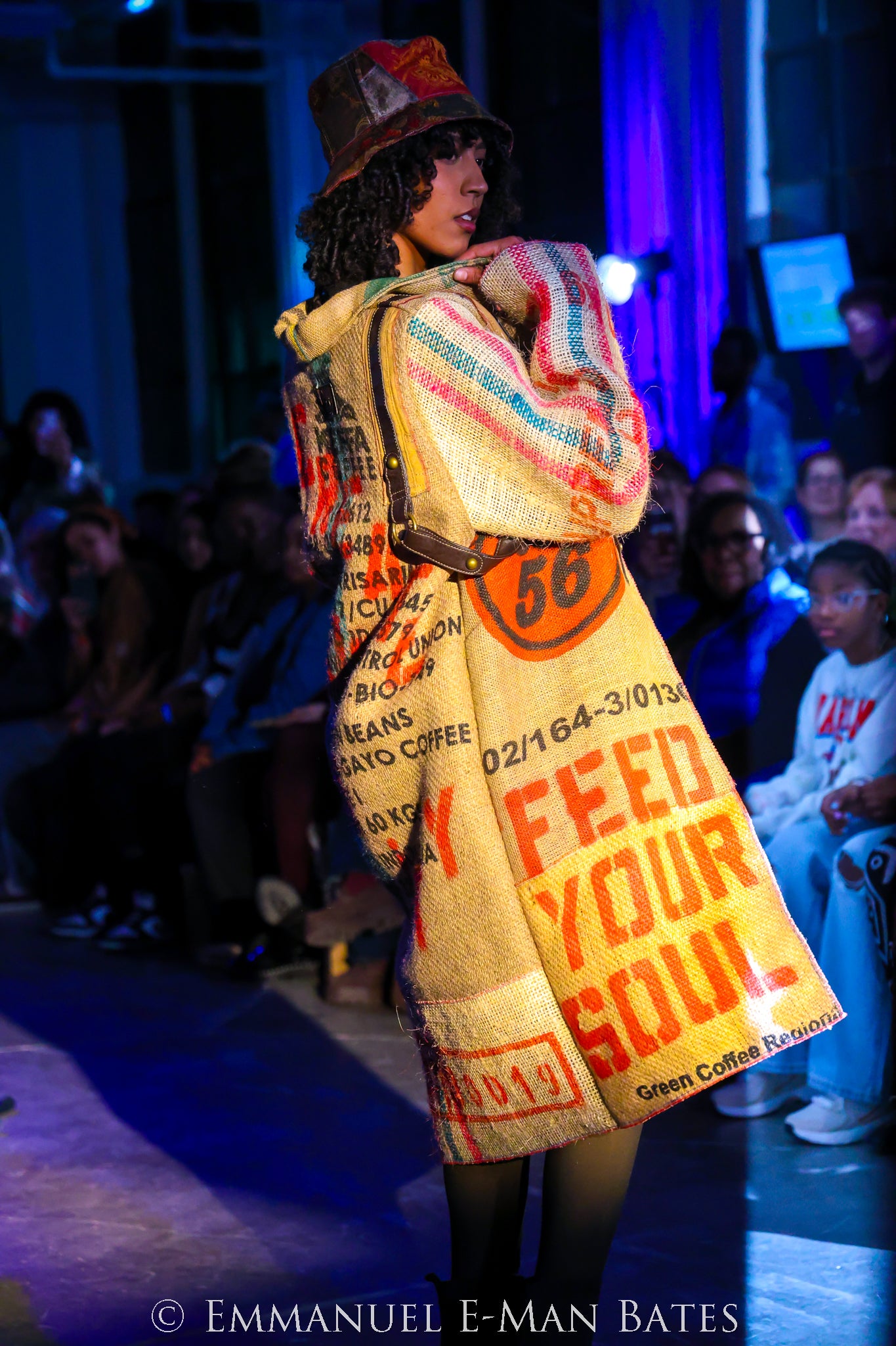 WorldWeight Burlap Trench coat