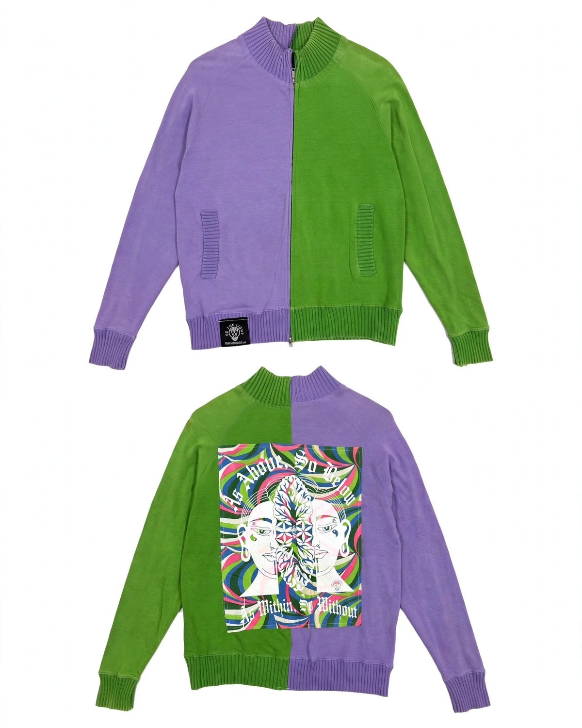 Split Zip- As Above, So Below