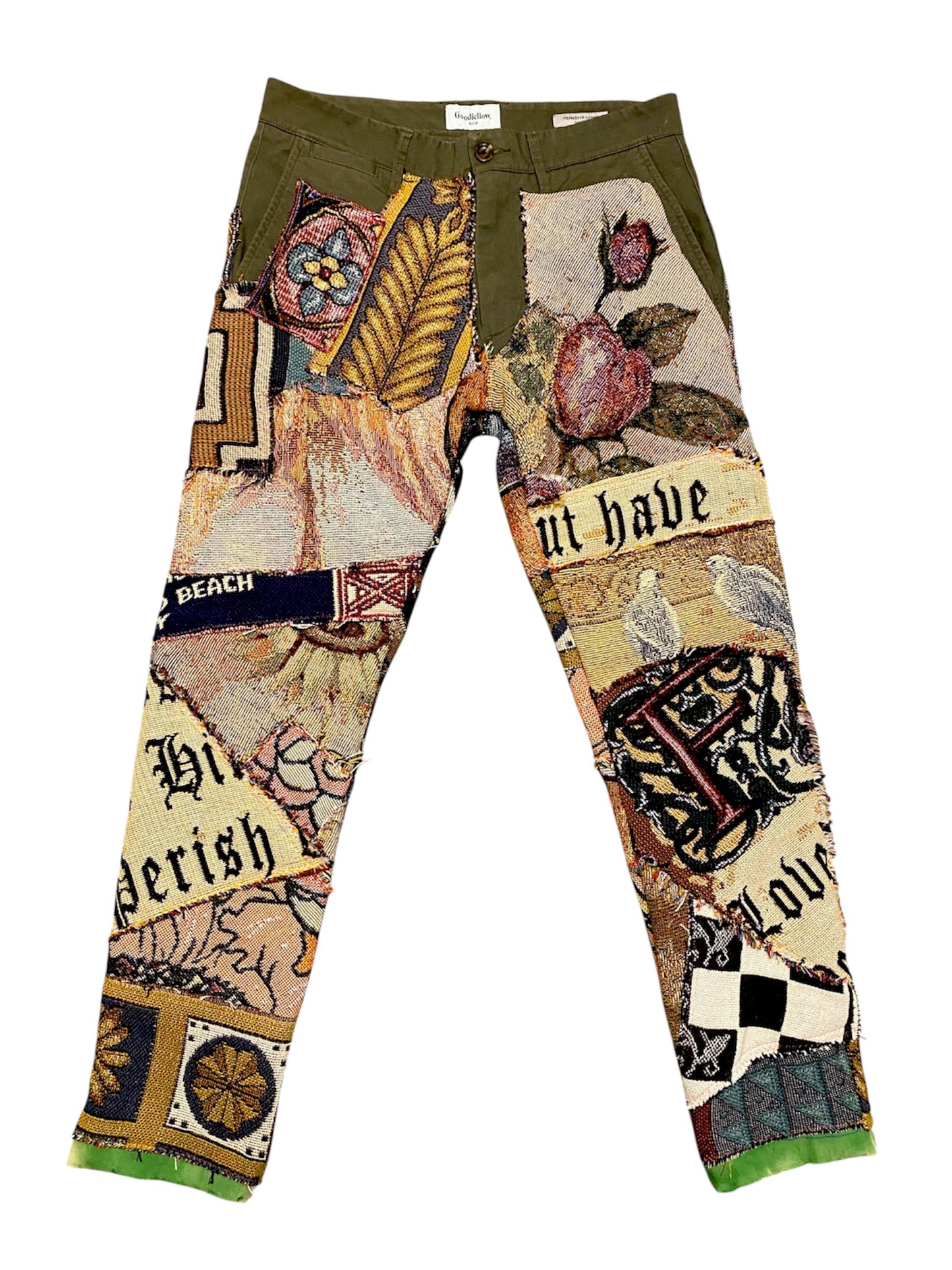 Tapestry Patchwork Pants