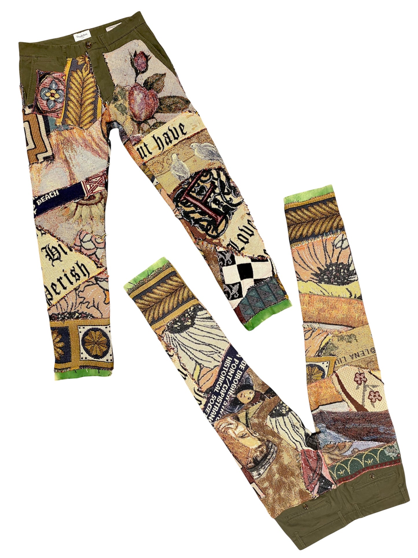 Tapestry Patchwork Pants