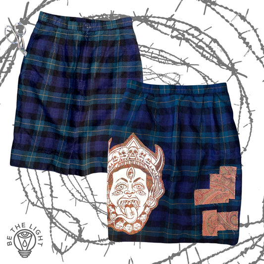 Plaid Kali Skirt